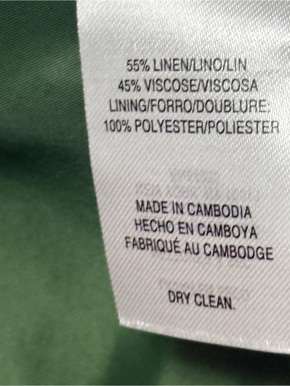 Jones New York Green Open-Front Blazer Jacket - Picture 5 of 7